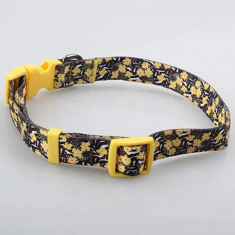 Eco Friendly Recycle Comfortable Polyester Printing Pet Products Dog Collars