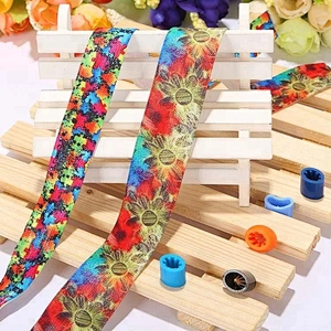 Custom polyester girl elastic hair tie