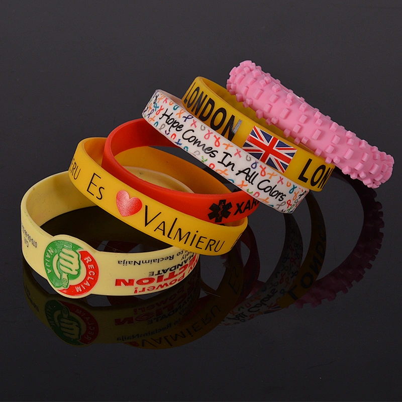 Eco-Friendly Silicone Wristbands Bracelet for Children Glow in Dark