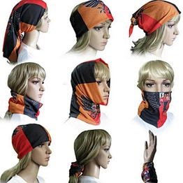 Seamless Bandana Face Scarf Neck Gaiter Headwear Tube Dust Headband Bandanas for Men Women