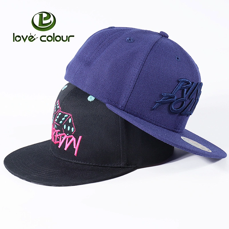 Sport event fashion cotton baseball snapback caps with custom logo
