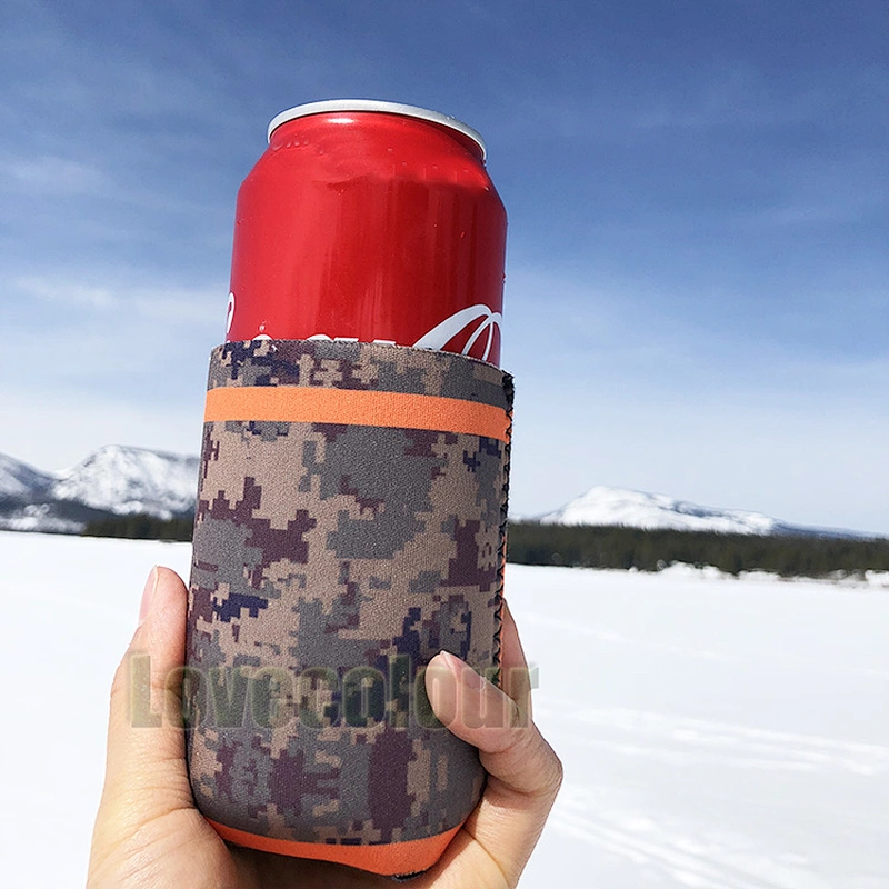 Professional factory custom printing logo neoprene stubby cooler for beer can bottle