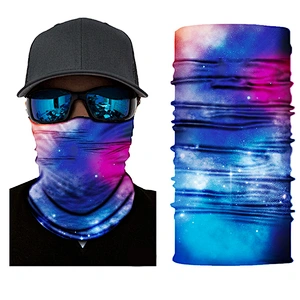UV Dust Outdoors Yoga Running Party Festivals Sports Seamless Bandanas Headband Face Mouth Cover Bandanas