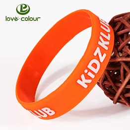 Custom Color Segmented Silicone Wristbands