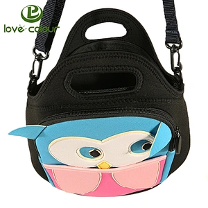 Eco Friendly Custom Insulate Neoprene cooler lunch bag With Shoulder Strap