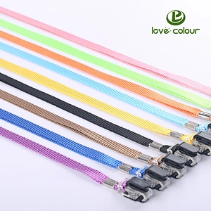 Promotional gift polyester sublimation printing stretch lanyard wholesale