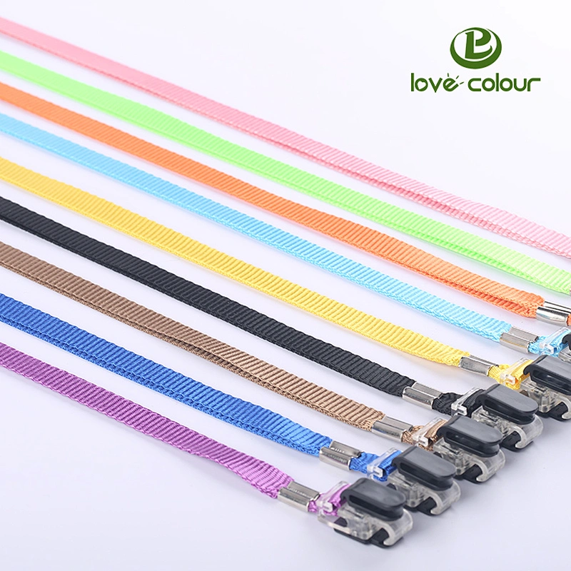 Promotional gift polyester sublimation printing stretch lanyard wholesale