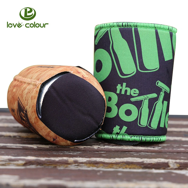 Promotional custom beer holder bag neoprene can cooler