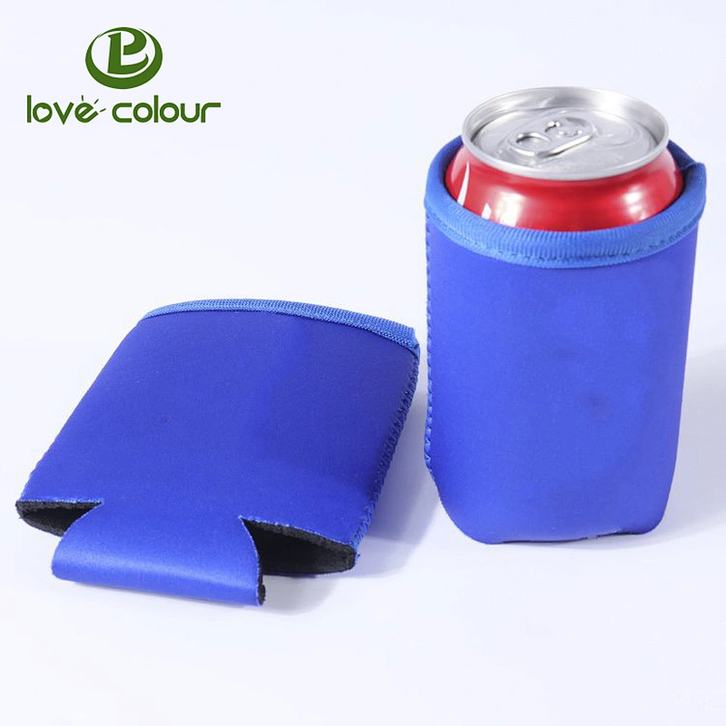 Custom imprint neoprene cover for a beer can