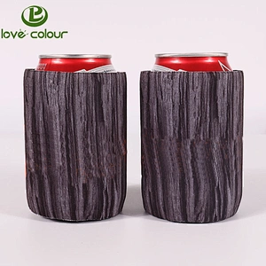 Lovecolour wholesale custom white blue color neoprene single beer bottle cooler