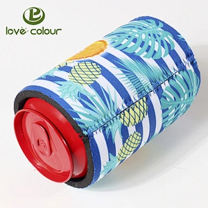 Custom printing insulated neoprene stubby holder can cooler