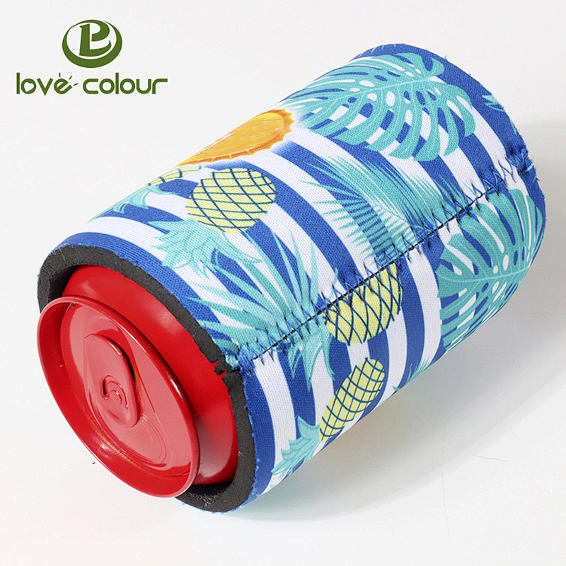 Custom printing insulated neoprene stubby holder can cooler