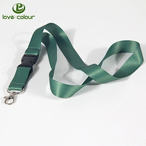 Hot selling Custom Black Polyester Cheap Plain lanyards