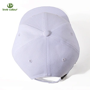 Promotional Product White Cotton Baseball Hat Cap Decoration Exhibition Blank Baseball Caps
