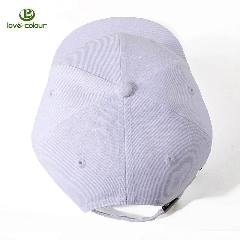 Promotional Product White Cotton Baseball Hat Cap Decoration Exhibition Blank Baseball Caps