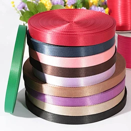 Different color custom nylon webbing straps for bags