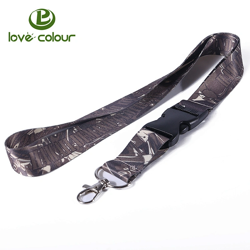 Company meeting using leather id card holder lanyards custom printed