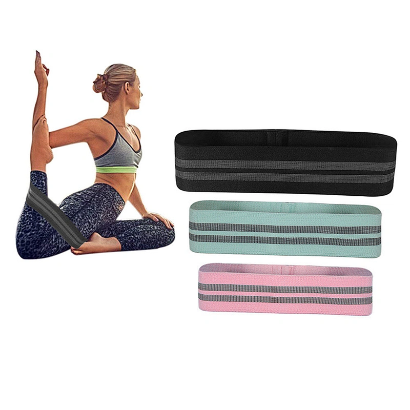 Custom Logo High Elastic Yoga at Home Gym Booty Resistance Bands