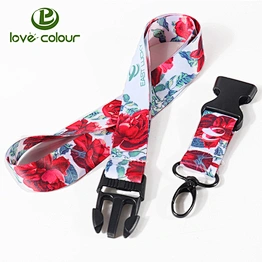 Factory price wholesale promotional custom dye sublimation printing lanyard