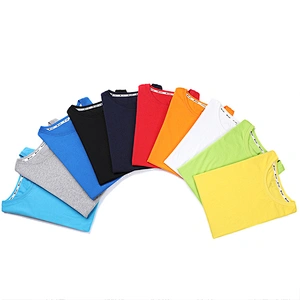 Custom Printing Cotton Plain White Short Sleeve T shirt For Promotion