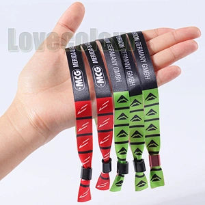 Professional factory directly sale sublimation polyester wristband bracelet