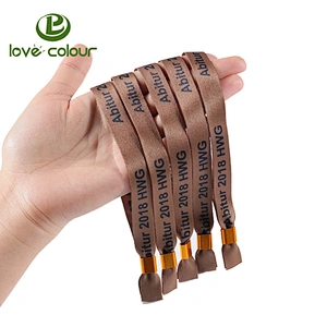 Festival fabric bracelet,hear-transfer printed/polyester sublimated wristband