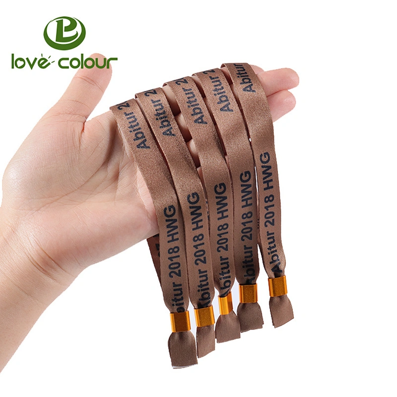 Festival fabric bracelet,hear-transfer printed/polyester sublimated wristband