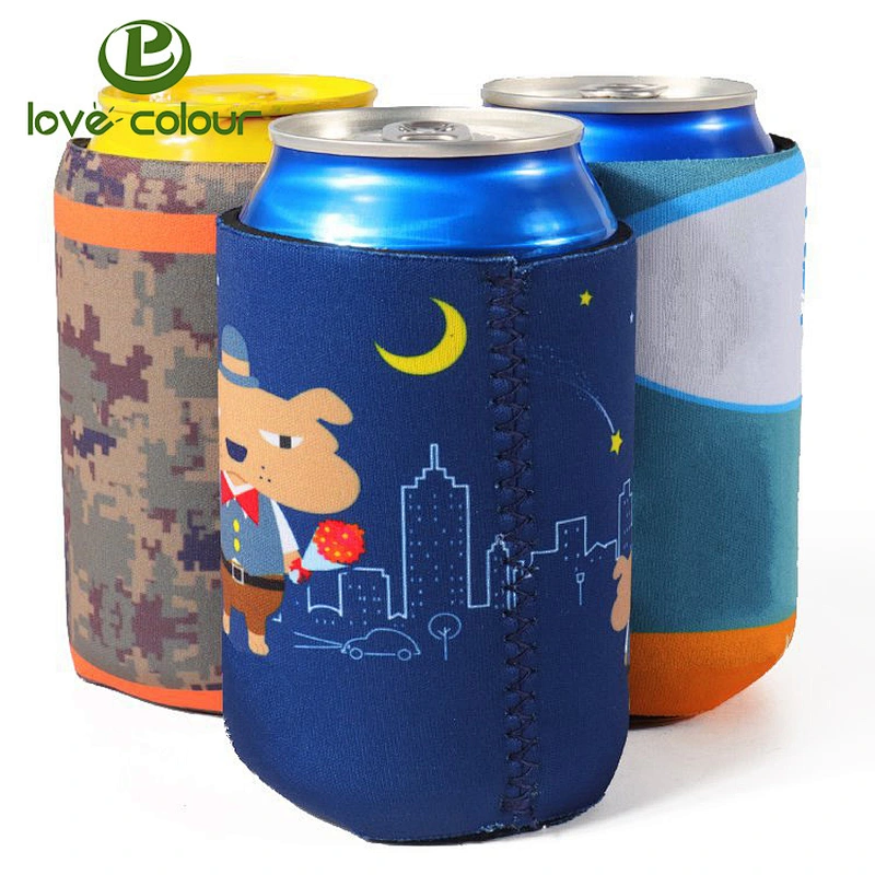 Factory custom thick neoprene foam can cooler for wholesale