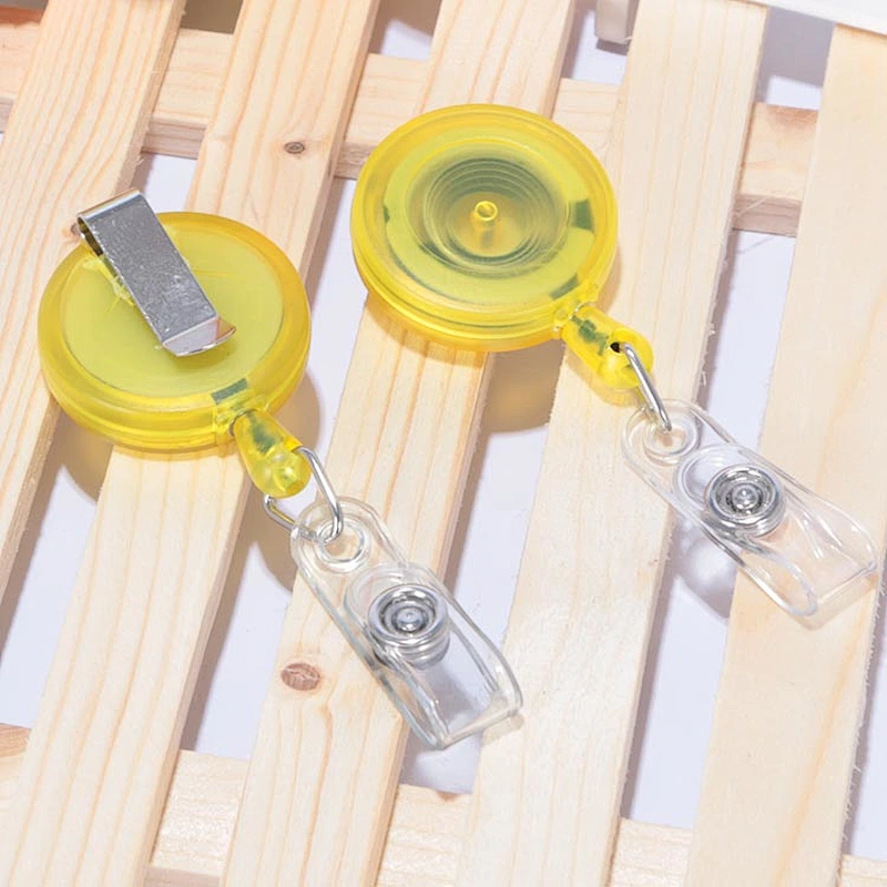 Custom Translucent Plastic ID Badge Reel