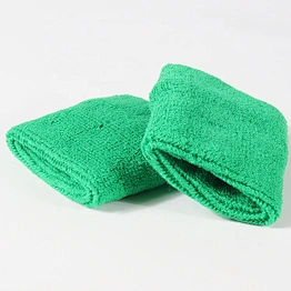 Embroidered Terry Custom Cotton Sweat Wristband Wrist Sweatband