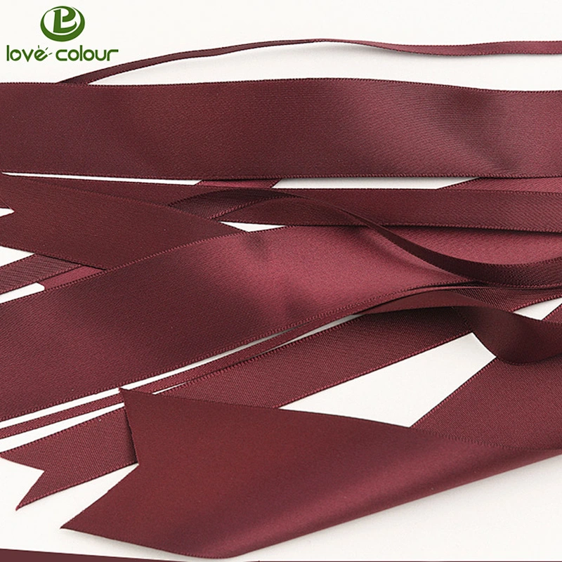 Custom locored 100% polyester personalized hot foil stamping ribbon tape