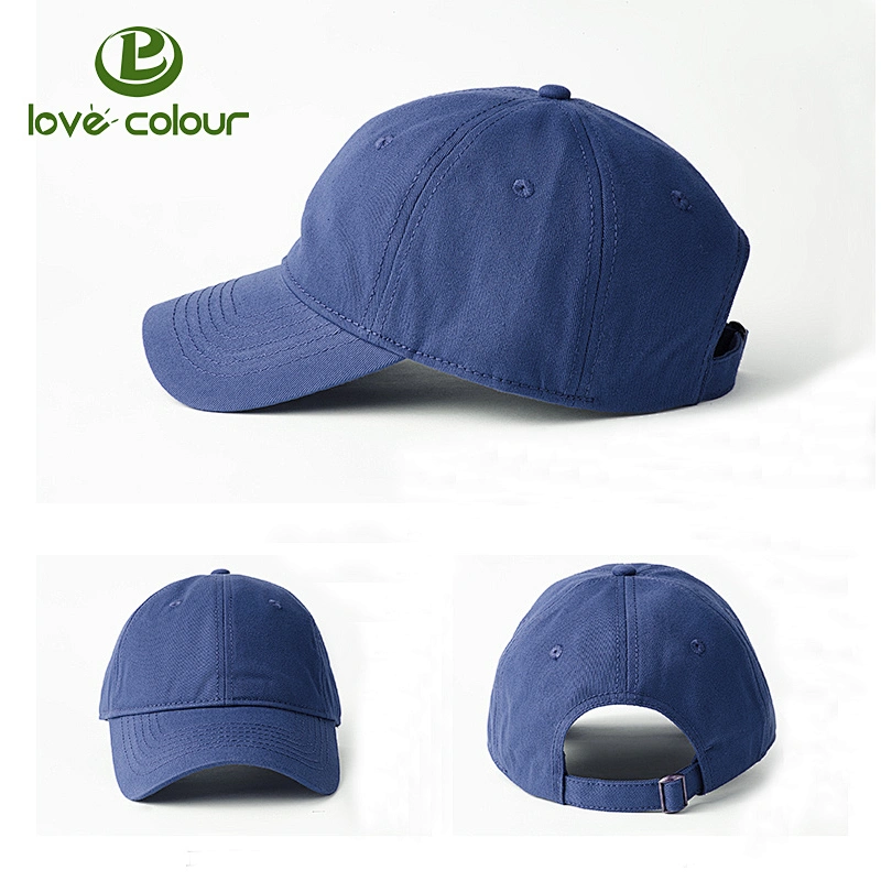 Professional custom soft material plain baseball cap dad hat without logo