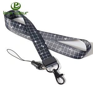 Custom Fashion Mobile Phone Security Polyester Printing Lanyard Strap