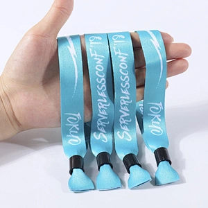 Wholesale Promotional Gift Custom Sublimation Heated Transfer Printing Polyester Eco-Friendly Wristband