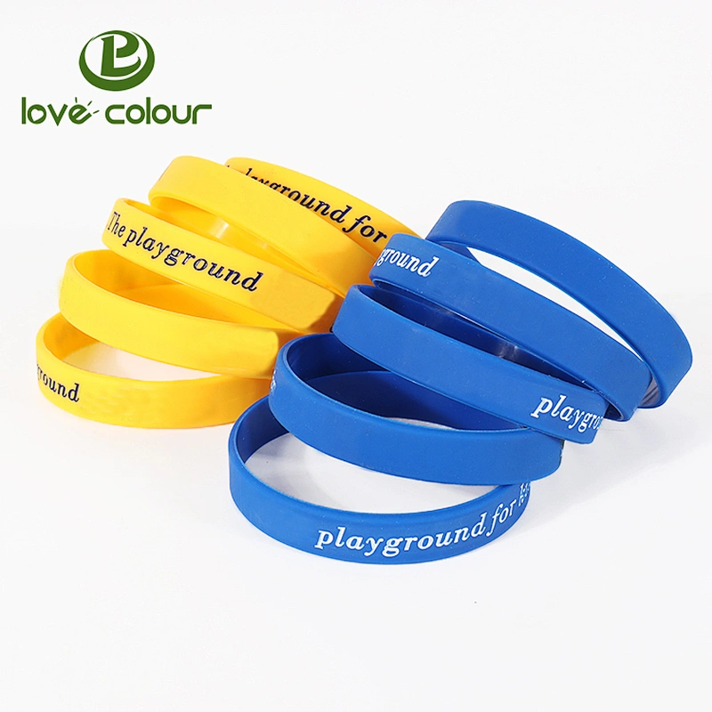 Custom music silicone bracelet/rubber inspirational wristband bracelets