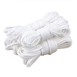 Factory supply white elastic cord for earloop elastic rope band disposable