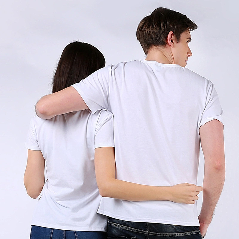 High Quality Blank 100% Cotton White Men T shirt For Wholesale