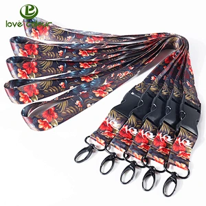 Custom Lanyard Polyester Strap with high Quality Two Sided Printing afor ID Badge