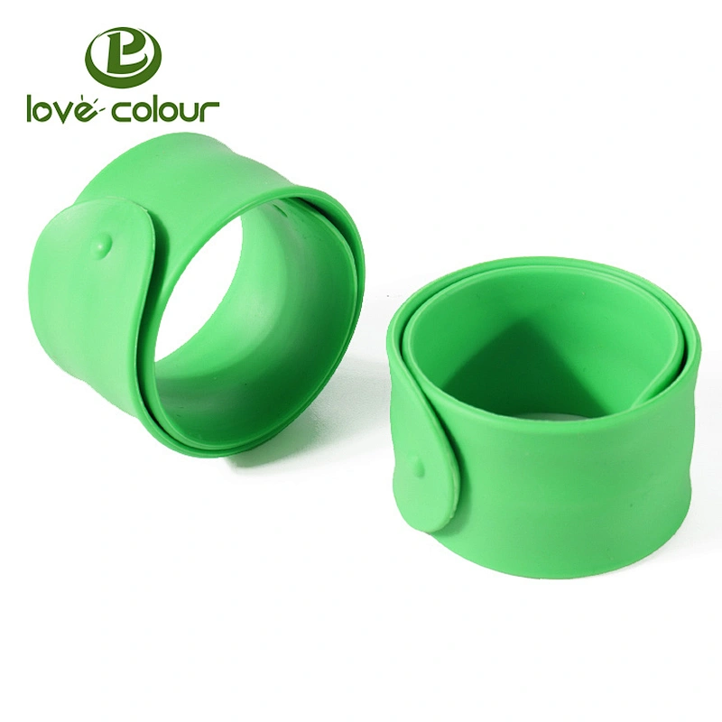 Fashion Custom Silicone Material Clap Wristband Snap Bracelets