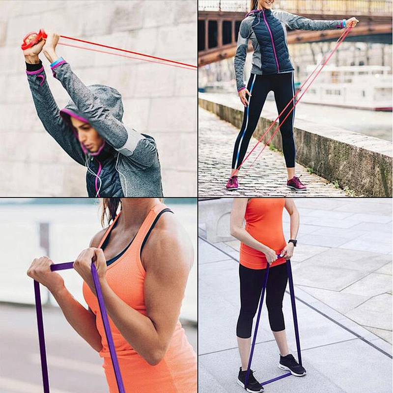 Sports Different Levels Resistance Bands Yoga Pull up Workout Stretching Exercises Band