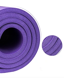 Extra Thick High Density Anti-Slip Exercise Purple Yoga Mat