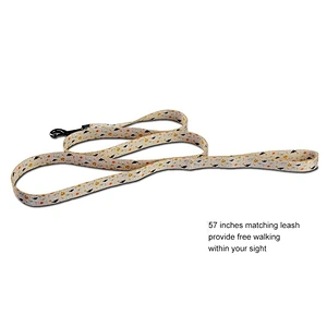 Custom Adjustable Eco- Friendly Polyester Sublimation Pet Leash for Outdoor