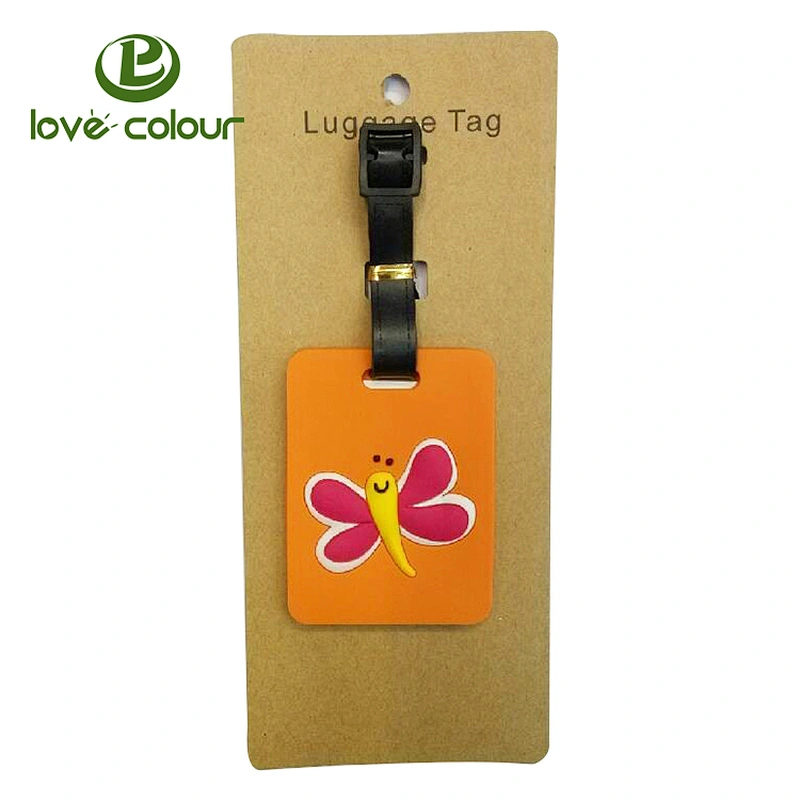 Custom Colorful Travel Suitcase Baggage Labels ID Tags Business Card Holder