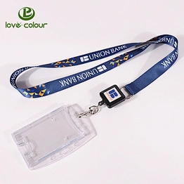 Polyester Sublimation Printing Id Badge Lanyards for Wholesale
