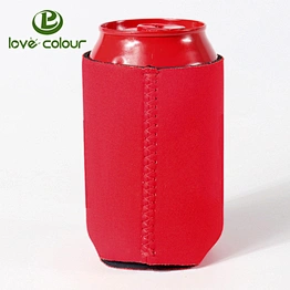 Insulated neoprene sublimation beer can cooler sleeve for festival party