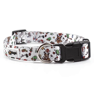Polyester Webbing Custom Sublimation Logo Pet Collar Led Dog Collar