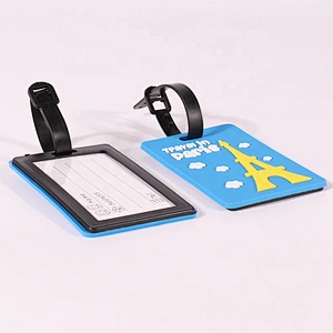 Wholesale luggage tags no minimum order in stock
