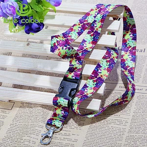 Promotional items ID card holder polyester keychain strap custom lanyard