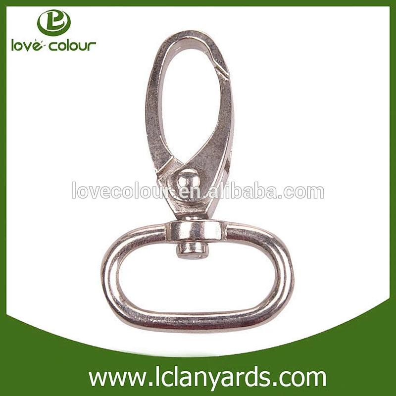 Wholesale Silver color swivel snap 2.5cm lobster clasp for lanyard