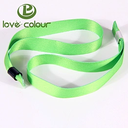 Factory customized event polyester wristbands cloth bracelet from Guangzhou